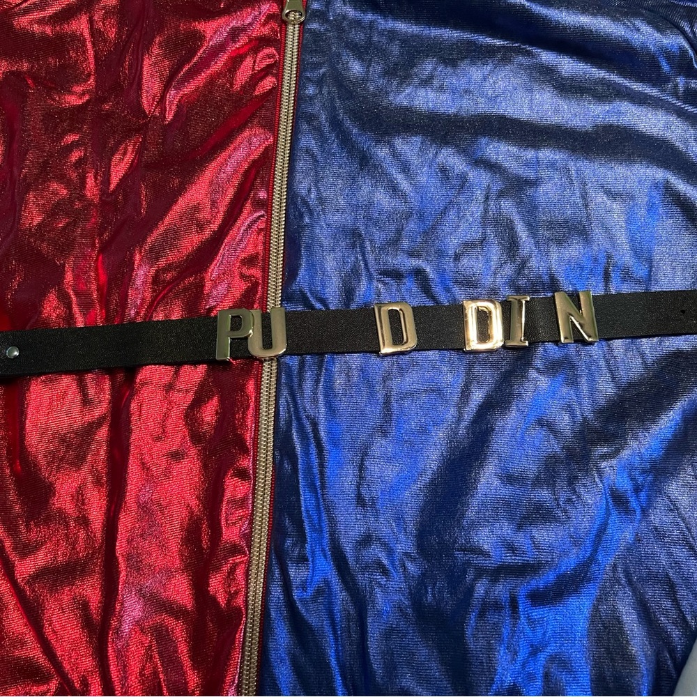 Harley Quinn Jacket, Shirt, Choker Costume Small/Medium - Picture 3 of 8